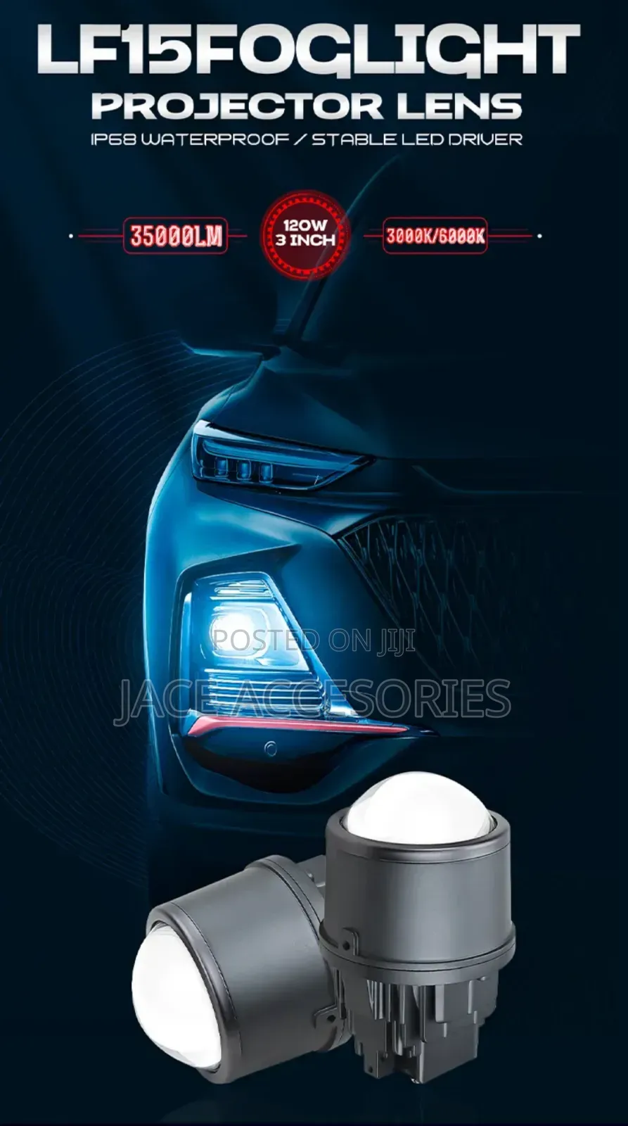 New 3 Inch Ip68 Biled Fog Lights