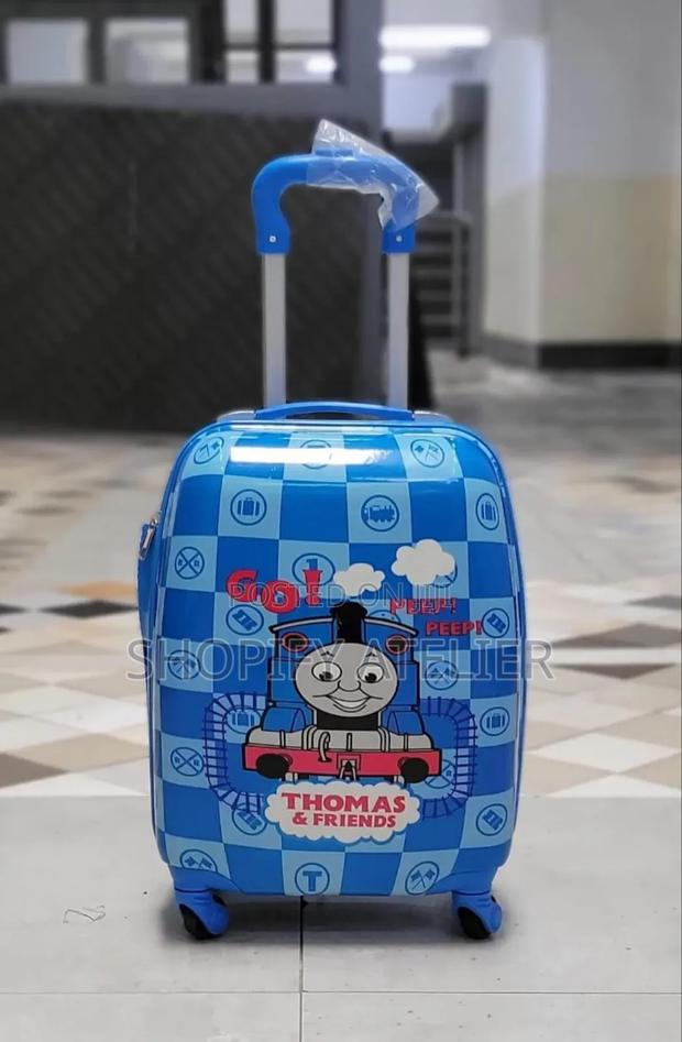 Cartoon Themed Fiber Suitcase - thumbnail 2