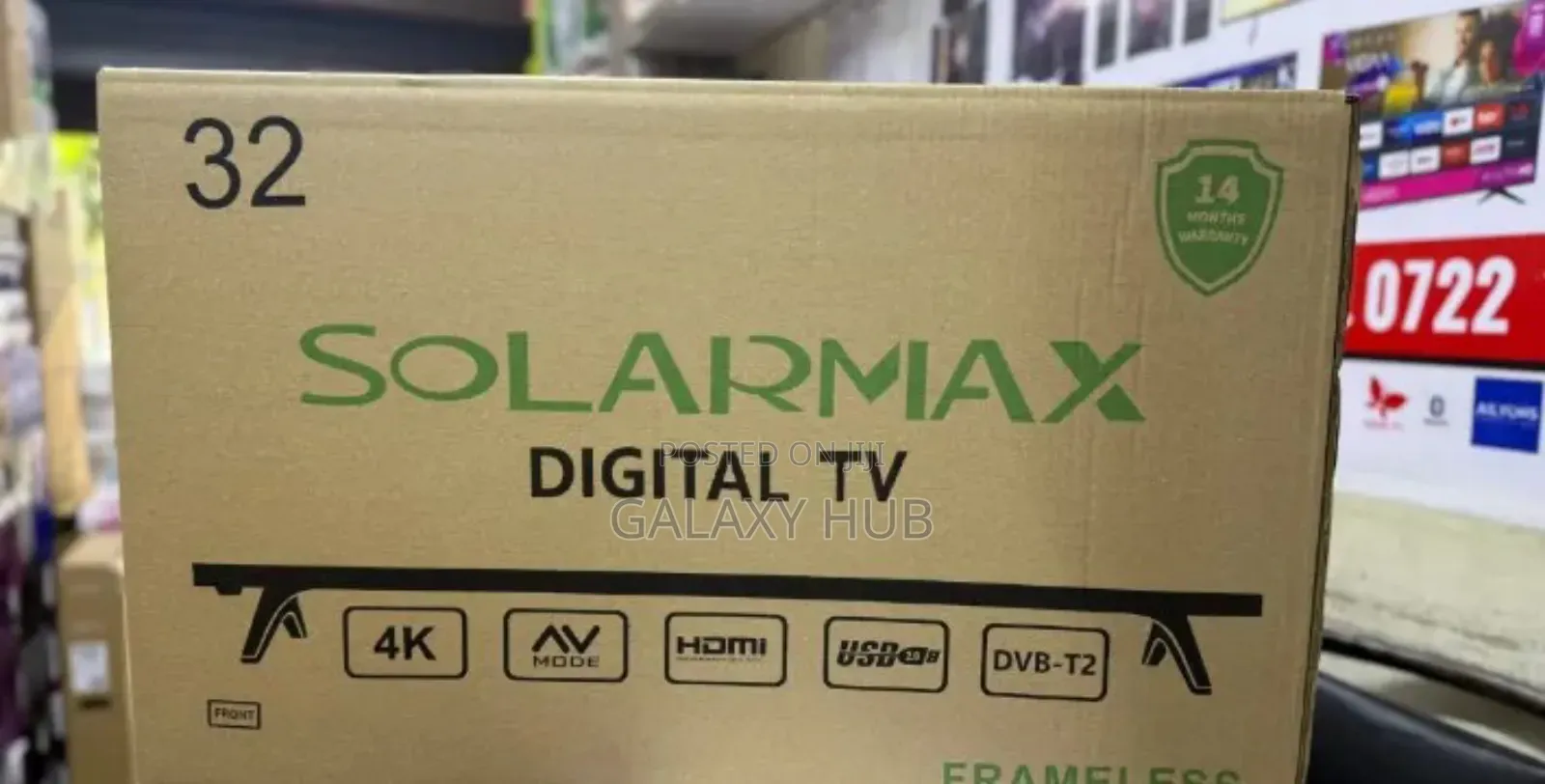 Solarmax 32 Digital Tv With Inbuilt Decorder and Hdmi
