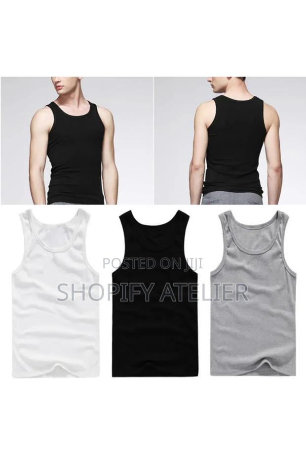 3 Set Adult Quality Vest Material Cotton Sizes: M-Xl