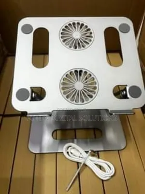 Laptop Stand With Fan – Adjustable With Usb Cooling Base
