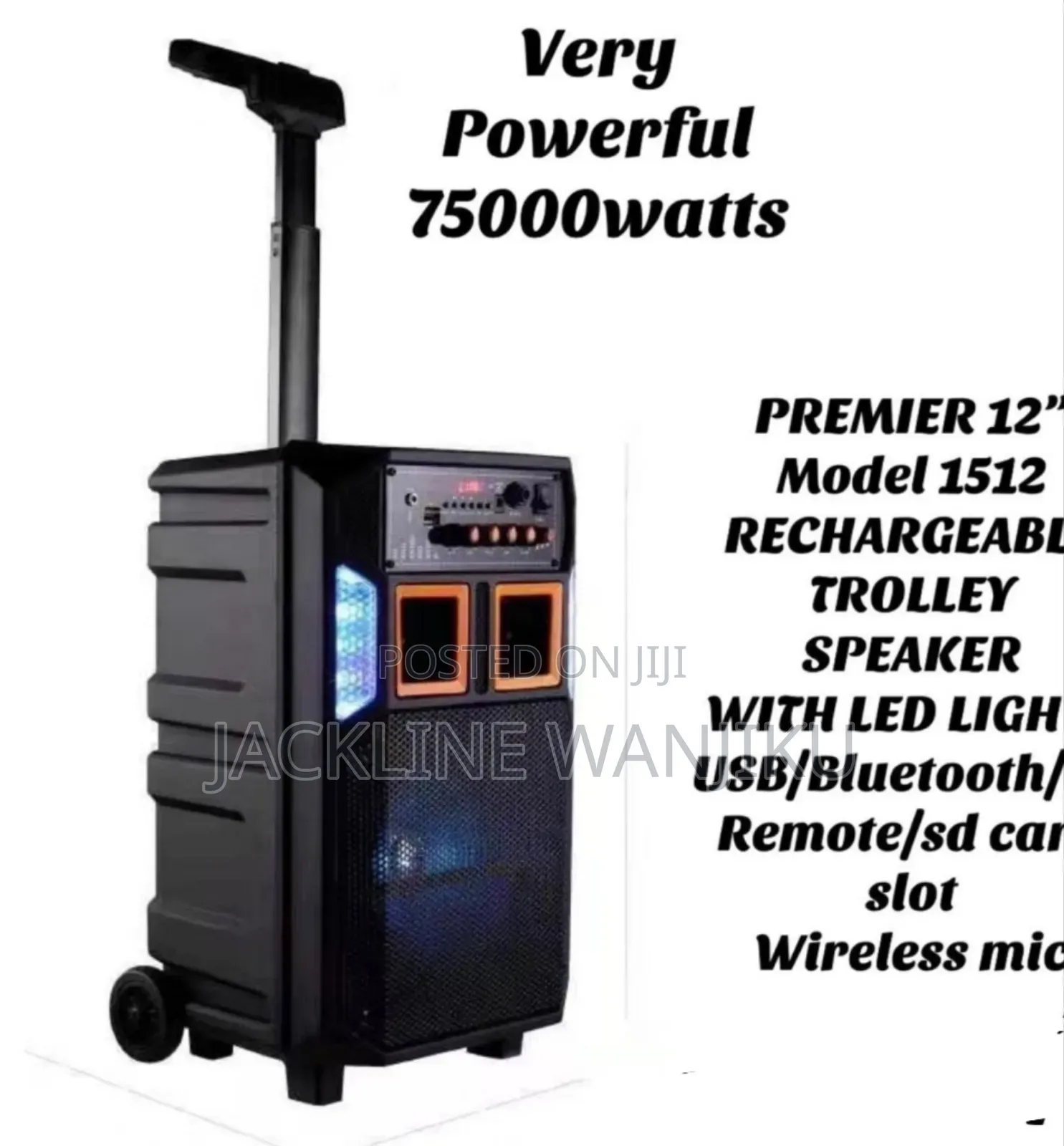 Rechargeable Trolley Speaker/ Rechargeable Speaker