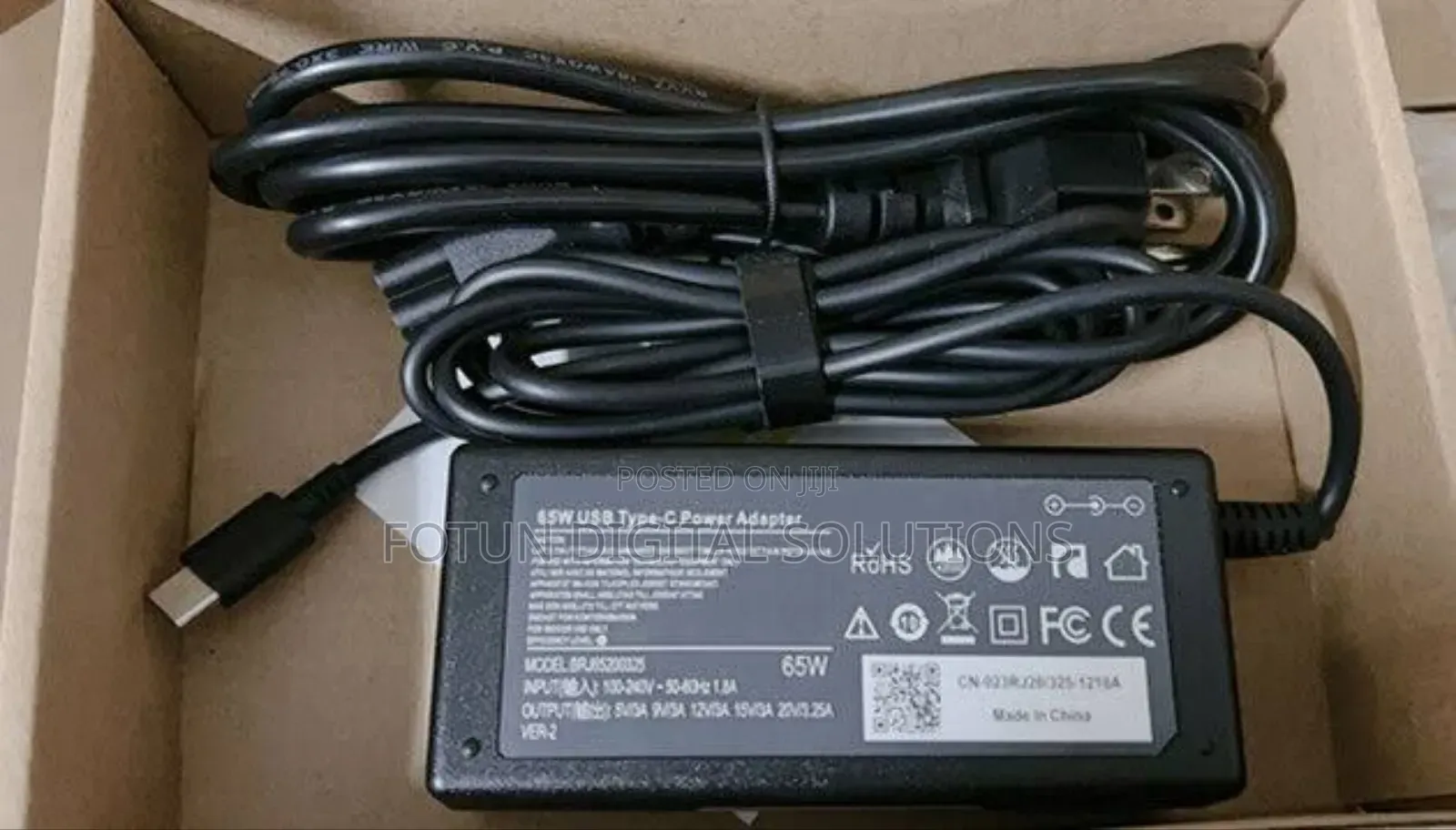 20v 65w Usb Adapter –Original Lenovo Charger With Usb Output