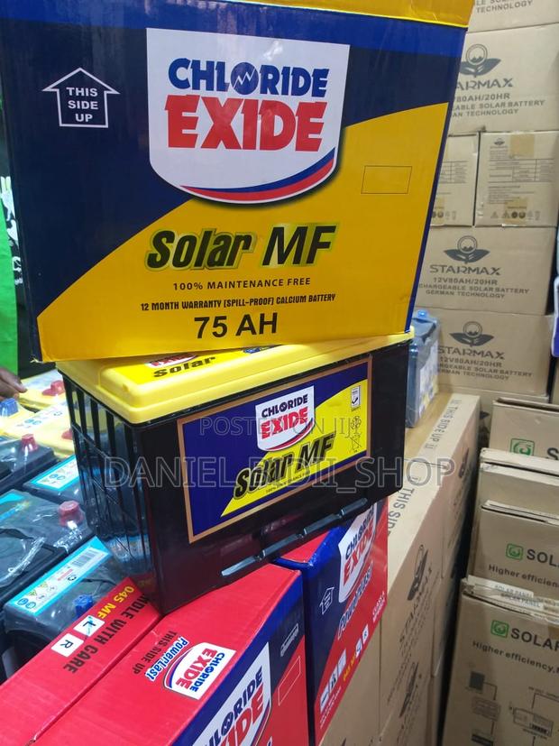 Chloride Exide 75ah 100% Maintenance Free Battery - main view