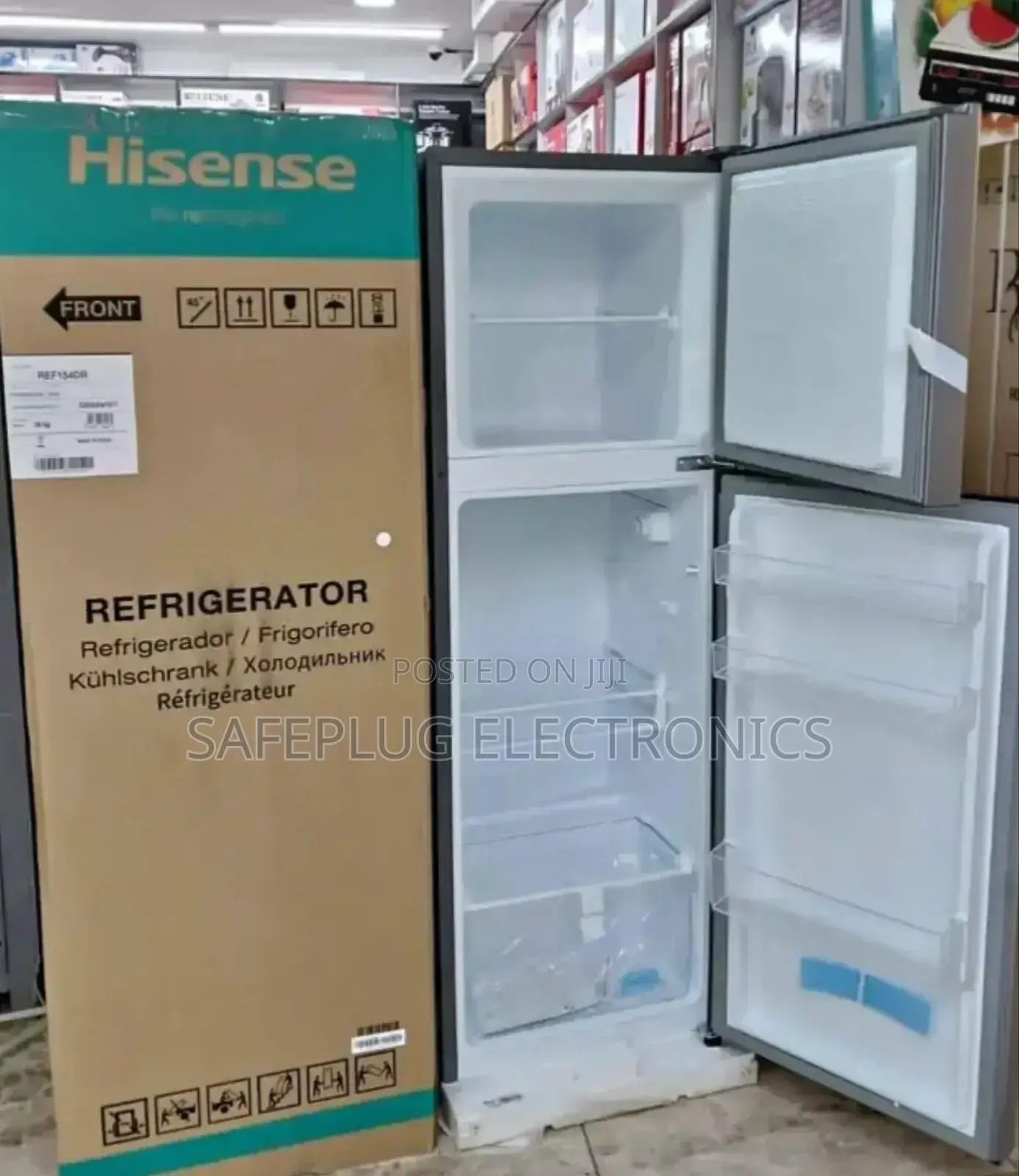Refregirator 120l Hisense, Double Door; Manual Defrost