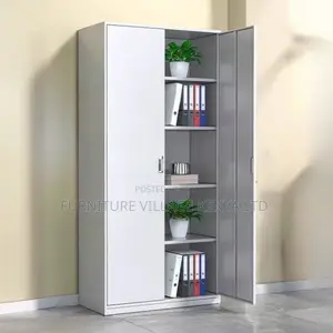 Cabinets:Metallic 2-Door Office Storage Locker-Lockable