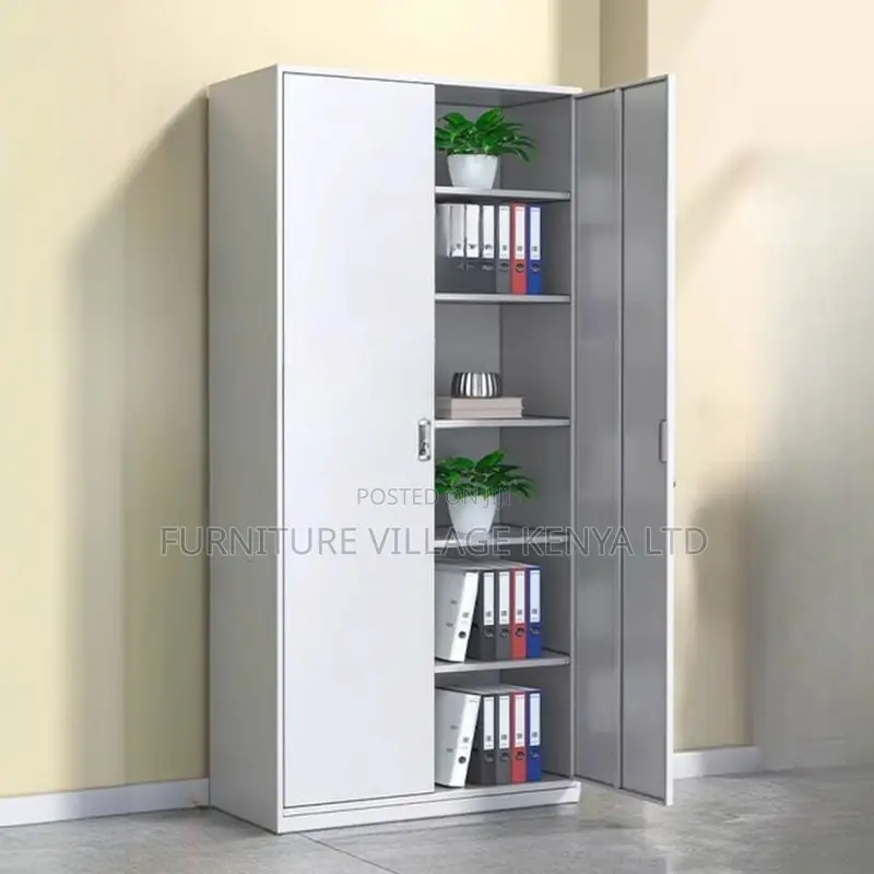 Cabinets:Metallic 2-Door Office Storage Locker-Lockable