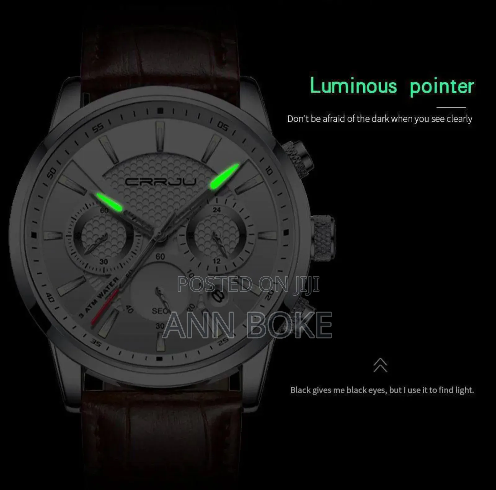 Crrju Chronograph Gents Watch *Kes 3,200