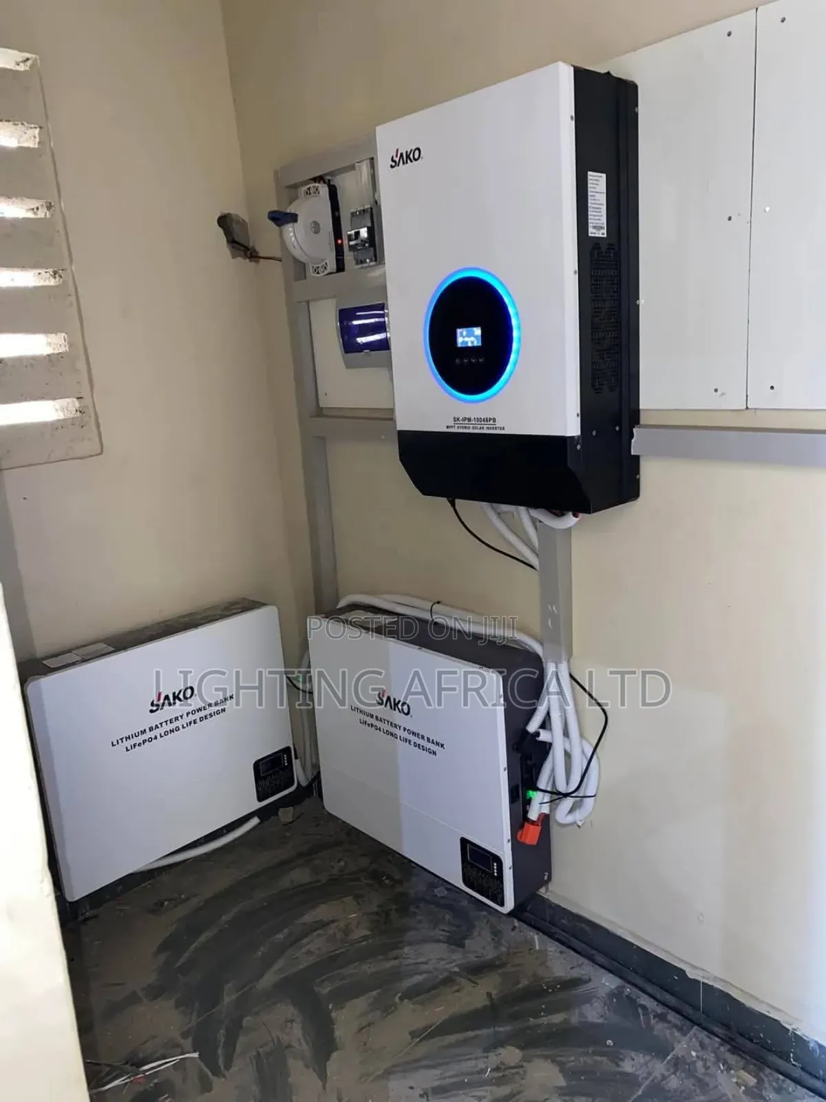 Sako Hybrid Inverter 5kva/ 5kwh Lithium Solar Off-Grid Kit
