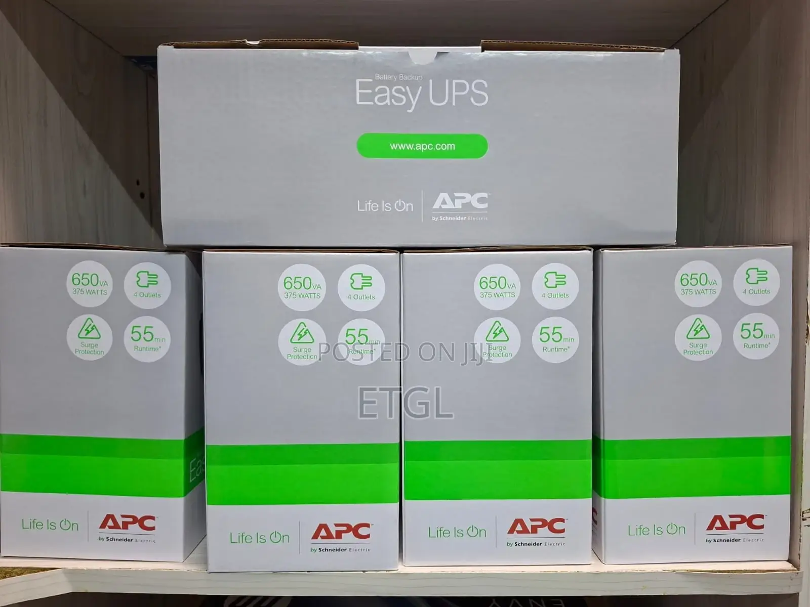,Apc Back-Ups 650va, 230v, Avr, Universal Sockets Bv650i-MSX