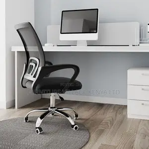 Office Chair:Mobile Clerical Ergonomic Mesh Office Seat