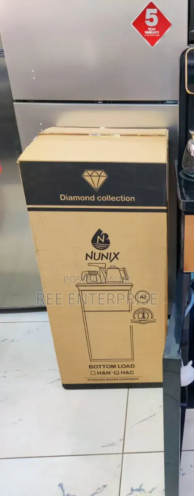 A2 Bottom Load Dispenser Hot and Cold Nunix