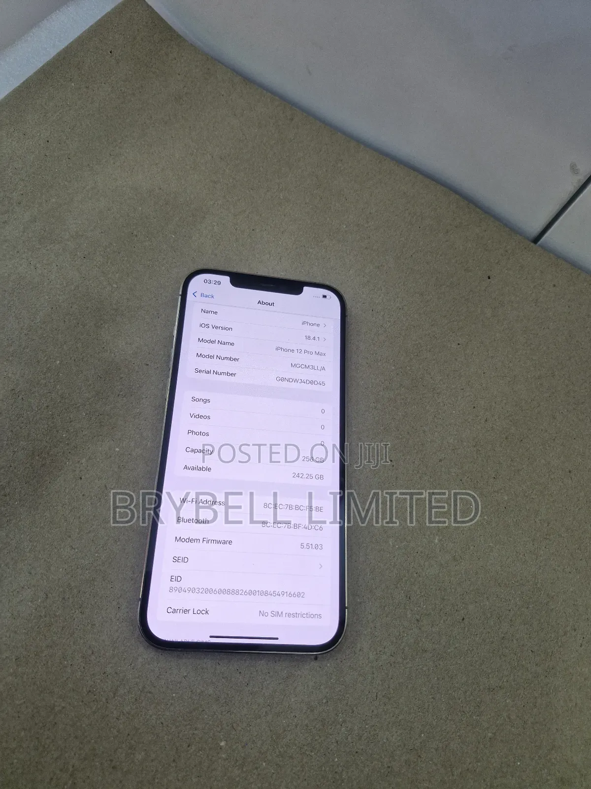 Apple iPhone 12 Pro Max 256 GB White
