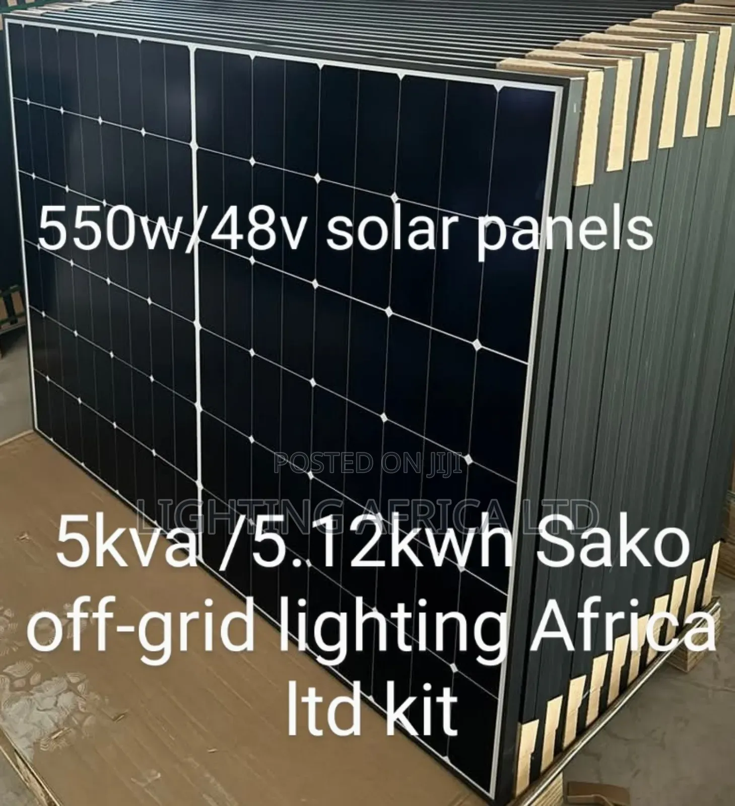 Sako Hybrid Inverter 5kva/ 5kwh Lithium Solar Off-Grid Kit