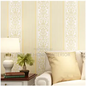 Cream Wallpaper 3d Pattern Available