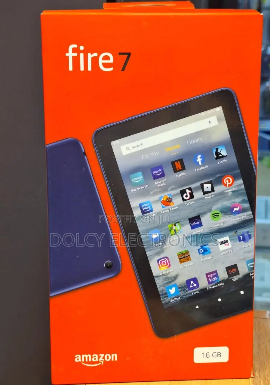 New Amazon Fire 7 16 GB Blue
