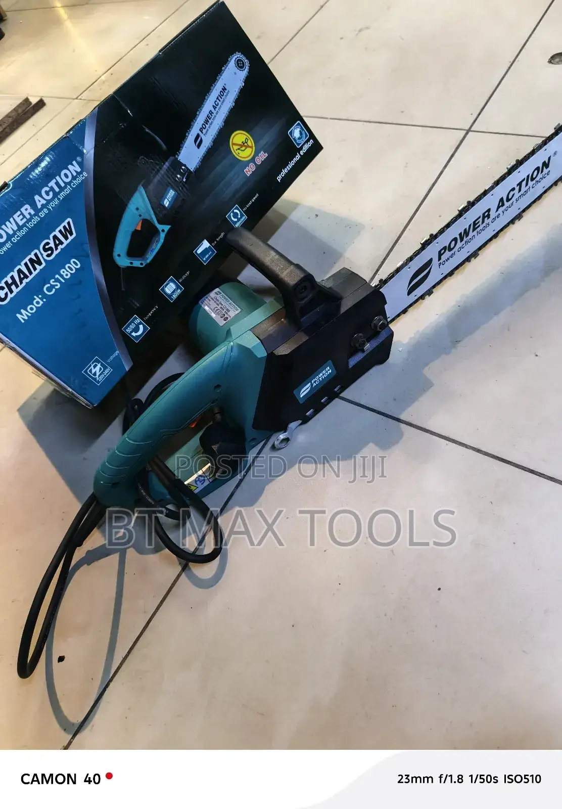 Power Action Chain Saw Electric 1800w