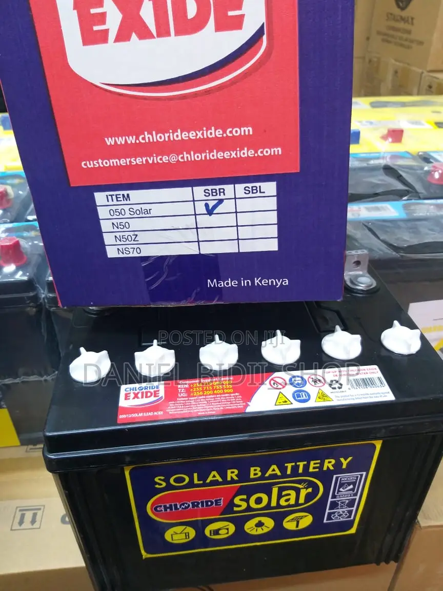 Chloride Exide 12v 50ah Solar Acid Battery