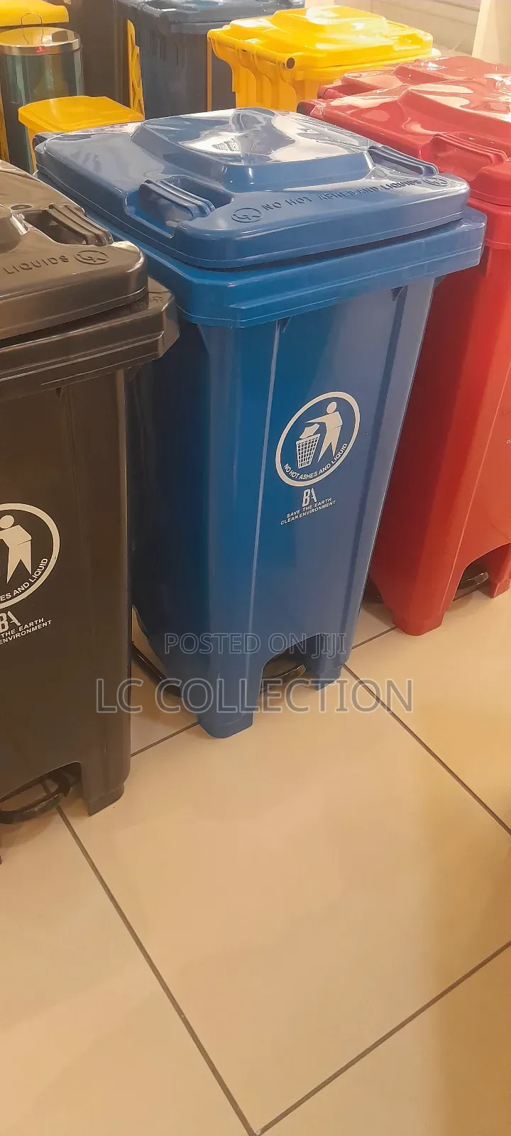 100ltrs Pedal Bin (Blue)