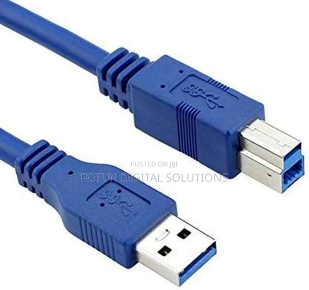 Usb Printer Cable 3m – Extra Length for Flexible Desk Setups - main view