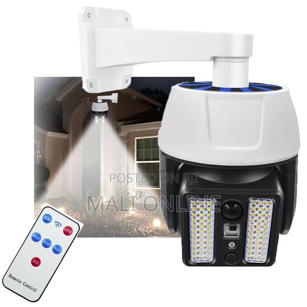 Solar-Powered Camera-Style Led Light - main view