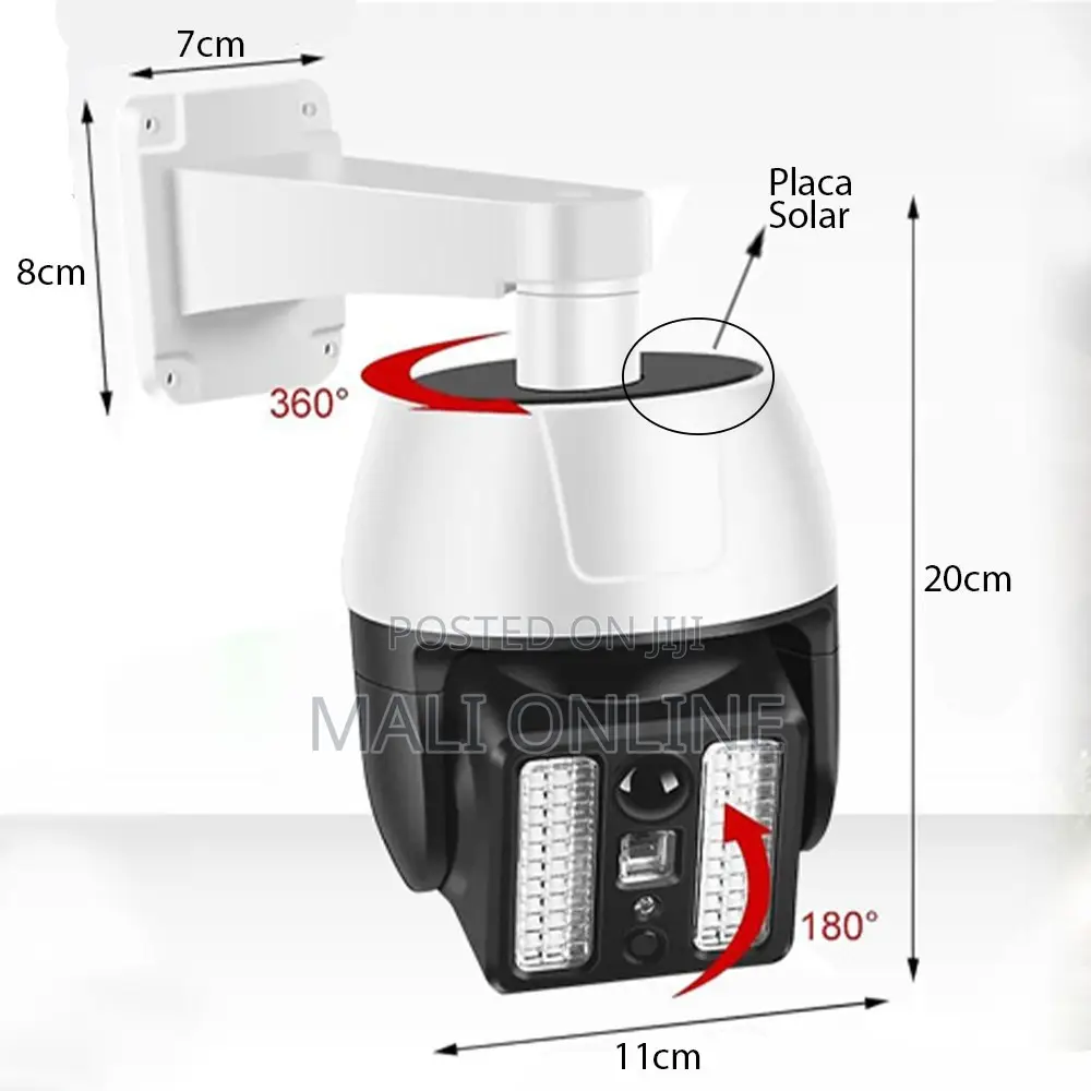 Solar-Powered Camera-Style Led Light