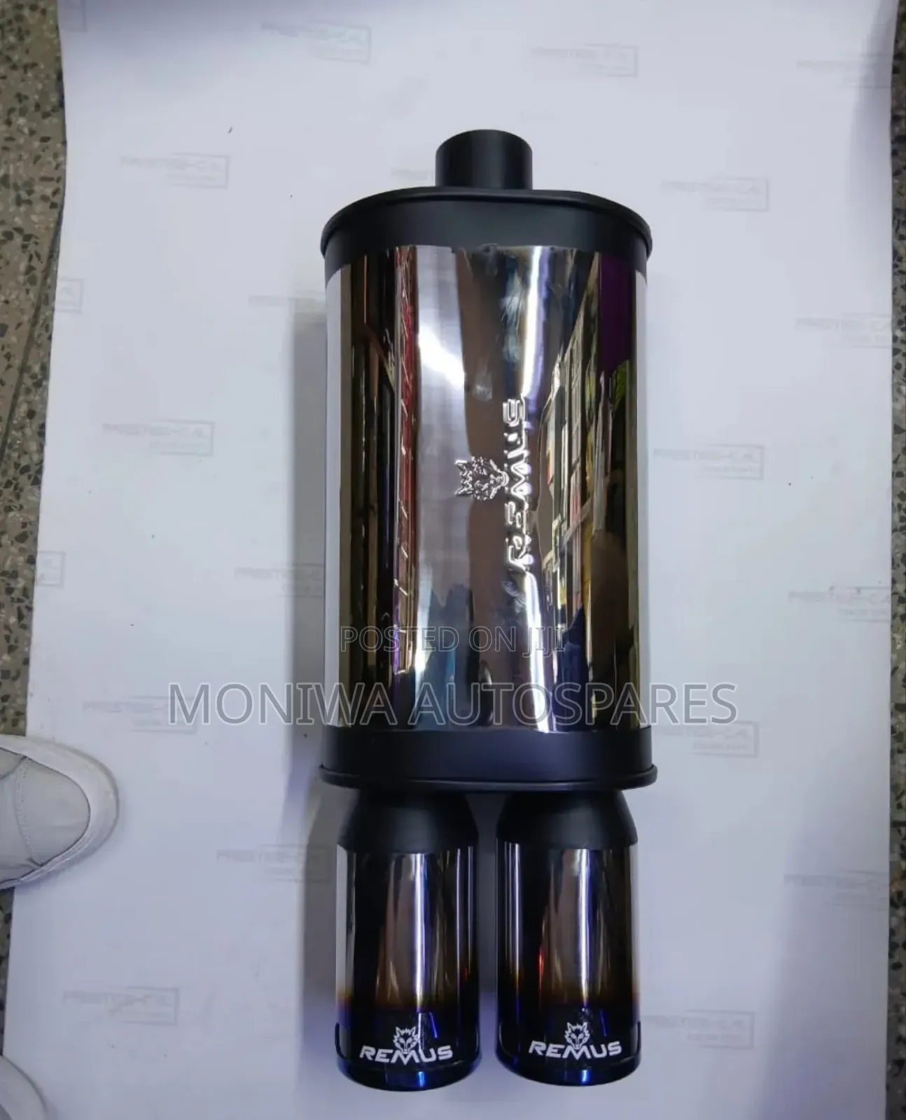 Tail Muffler Double Tip Remus