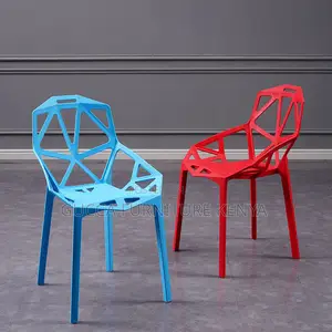 Dininig Chair:Plastic Adult Fashion Simple Dining Chair