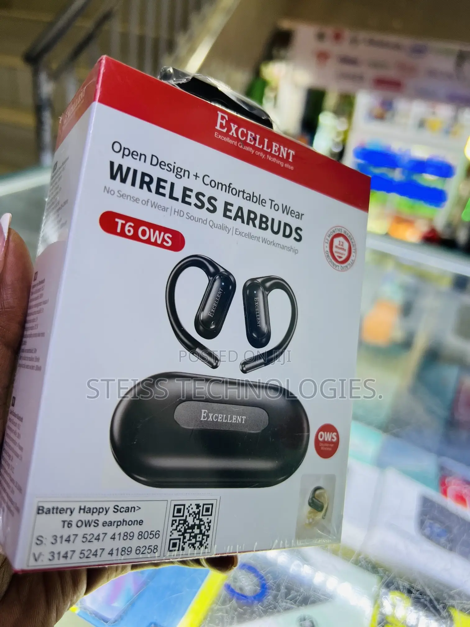 Excellent Open Design Wireless Earbuds.