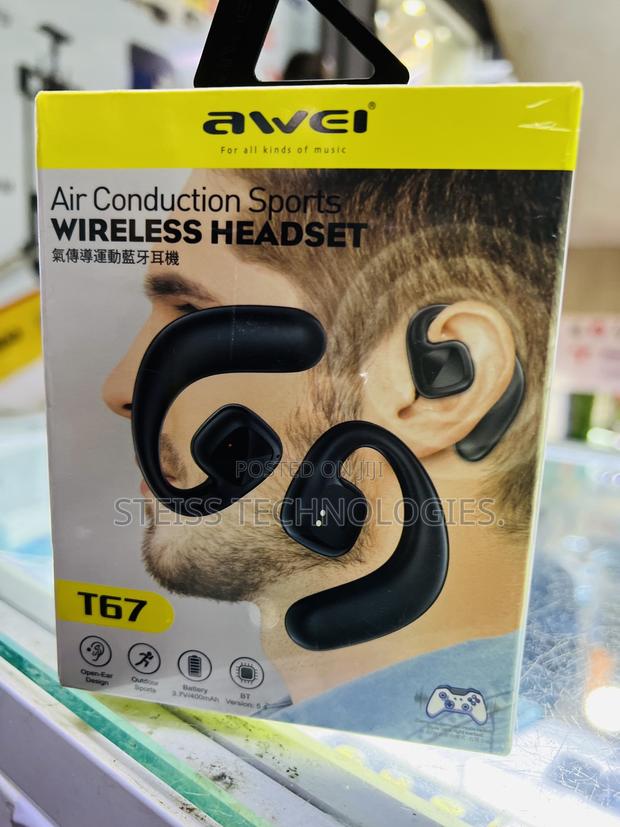 T67 Awei Air Induction Wireless Headset - main view