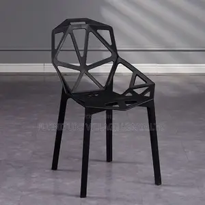 Dining Chair:Indoor Outdoor Plastic Leisure Dining Chair