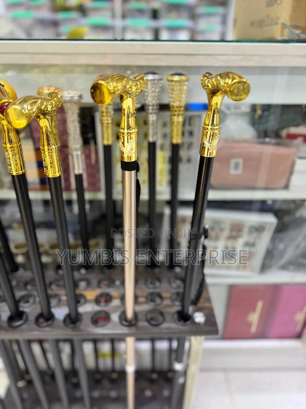 Elegant Walking Canes With Swords and Amazing Gold/Silver