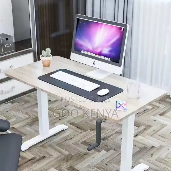 Office Desk ; Adjustable Height Electric Stand Table