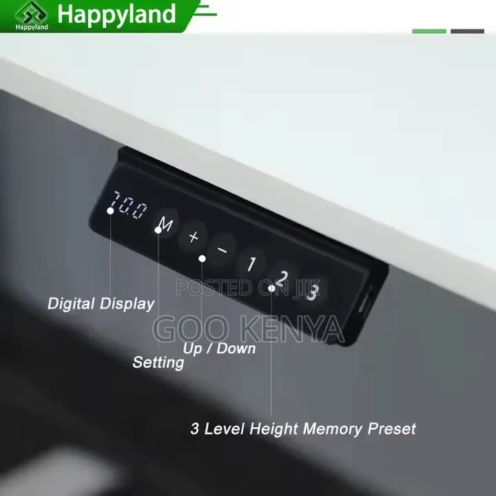 Office Desk ; Adjustable Height Electric Stand Table