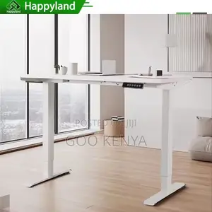 Office Desk ; Adjustable Height Electric Stand Table