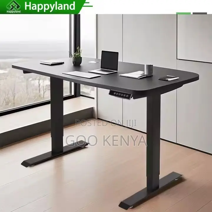 Office Desk ; Adjustable Height Electric Stand Table
