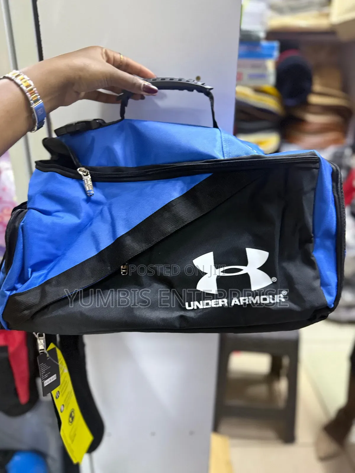 Blue Under Armour Waterproof Gym/Hiking/Sport Bags