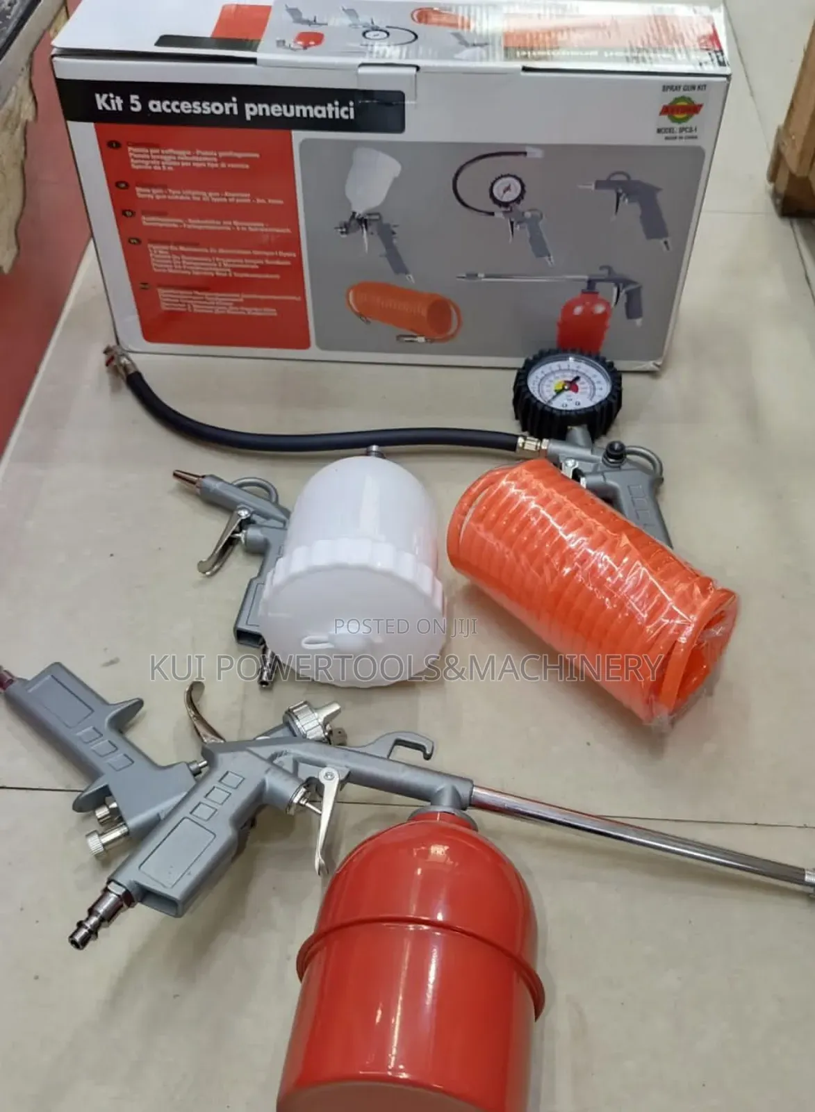 5 Pc Air Tool Kit/ Compressor Tool Kit