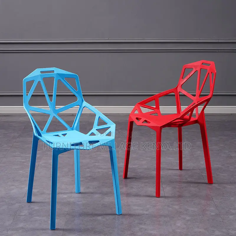 Dining Chair:Indoor Outdoor Plastic Leisure Dining Chair