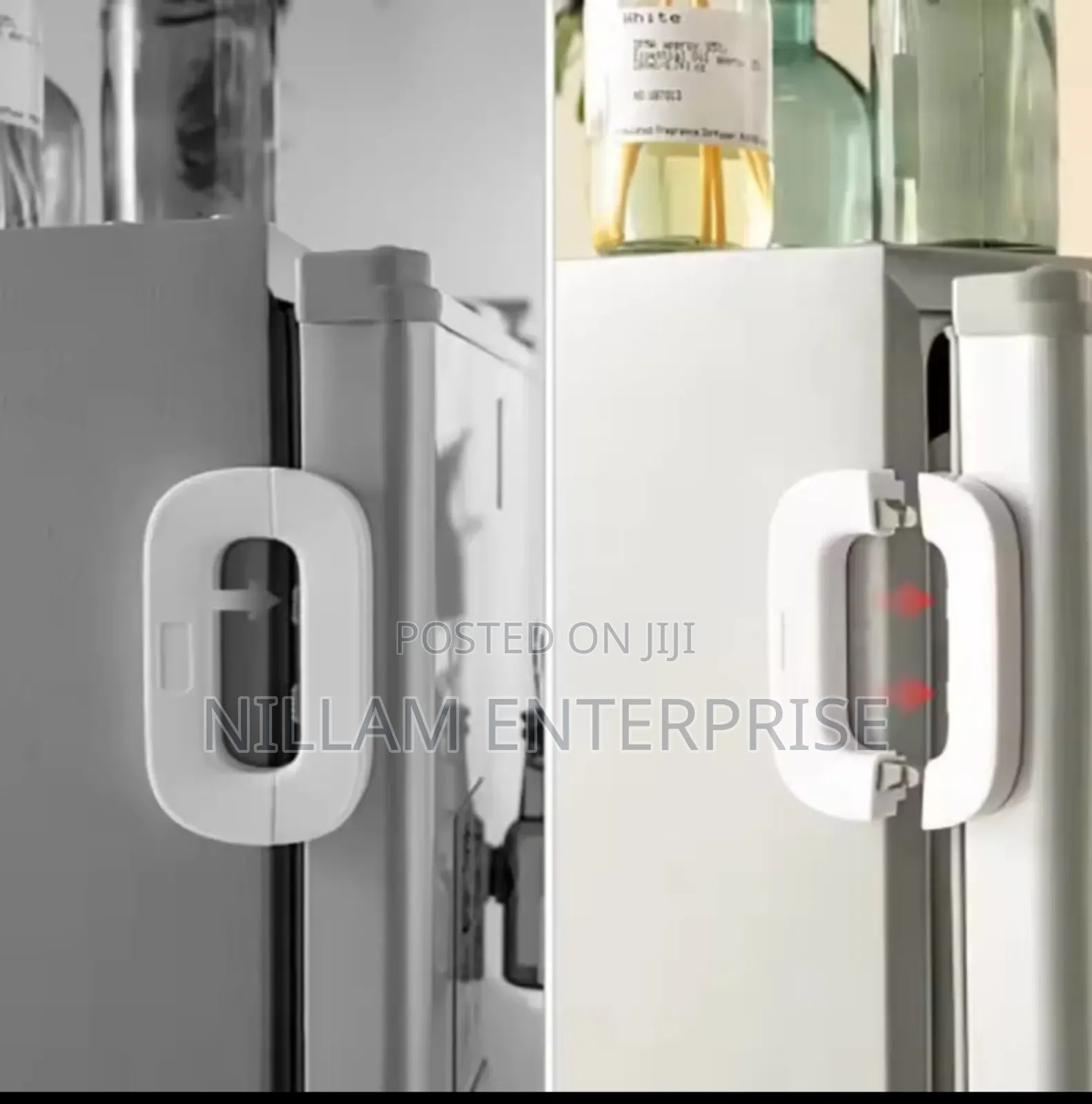 Multi-Function Safety Lock for Refrigerators Cabinets