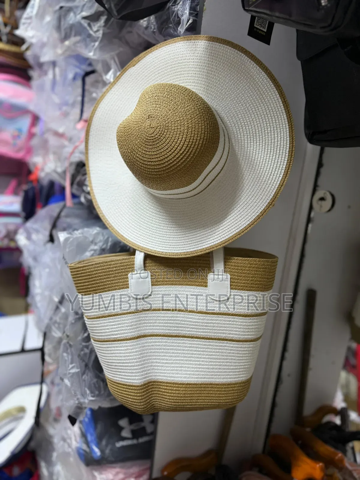 Women's/Ladies Summer  Bags Matchy Hat at 2000