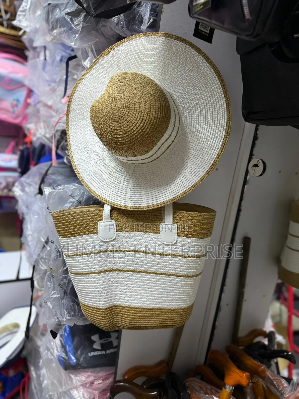 Women's/Ladies Summer  Bags Matchy Hat at 2000