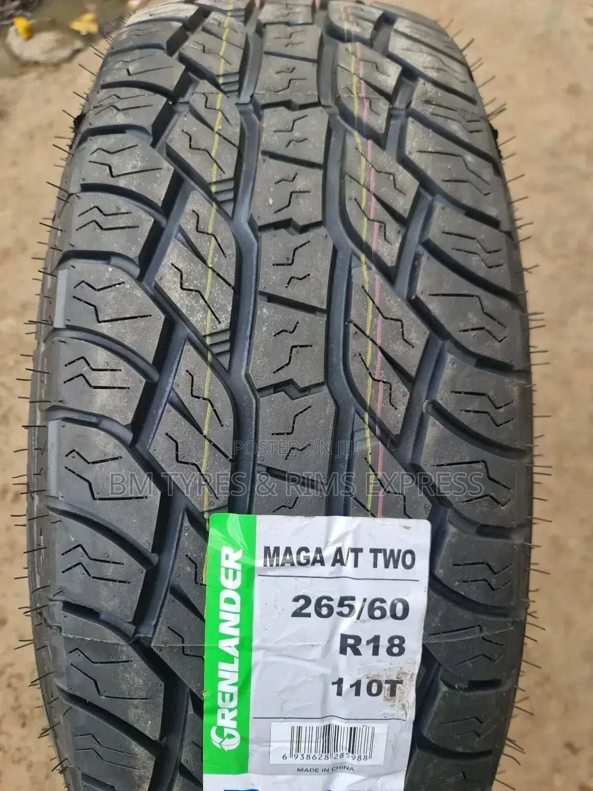 265 /60 R18 Grenlander Tyres (All Terrrain)