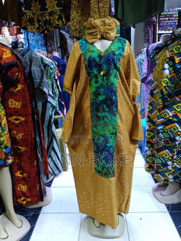 Fabric Kitenge Dress Free Sizes - thumbnail 4