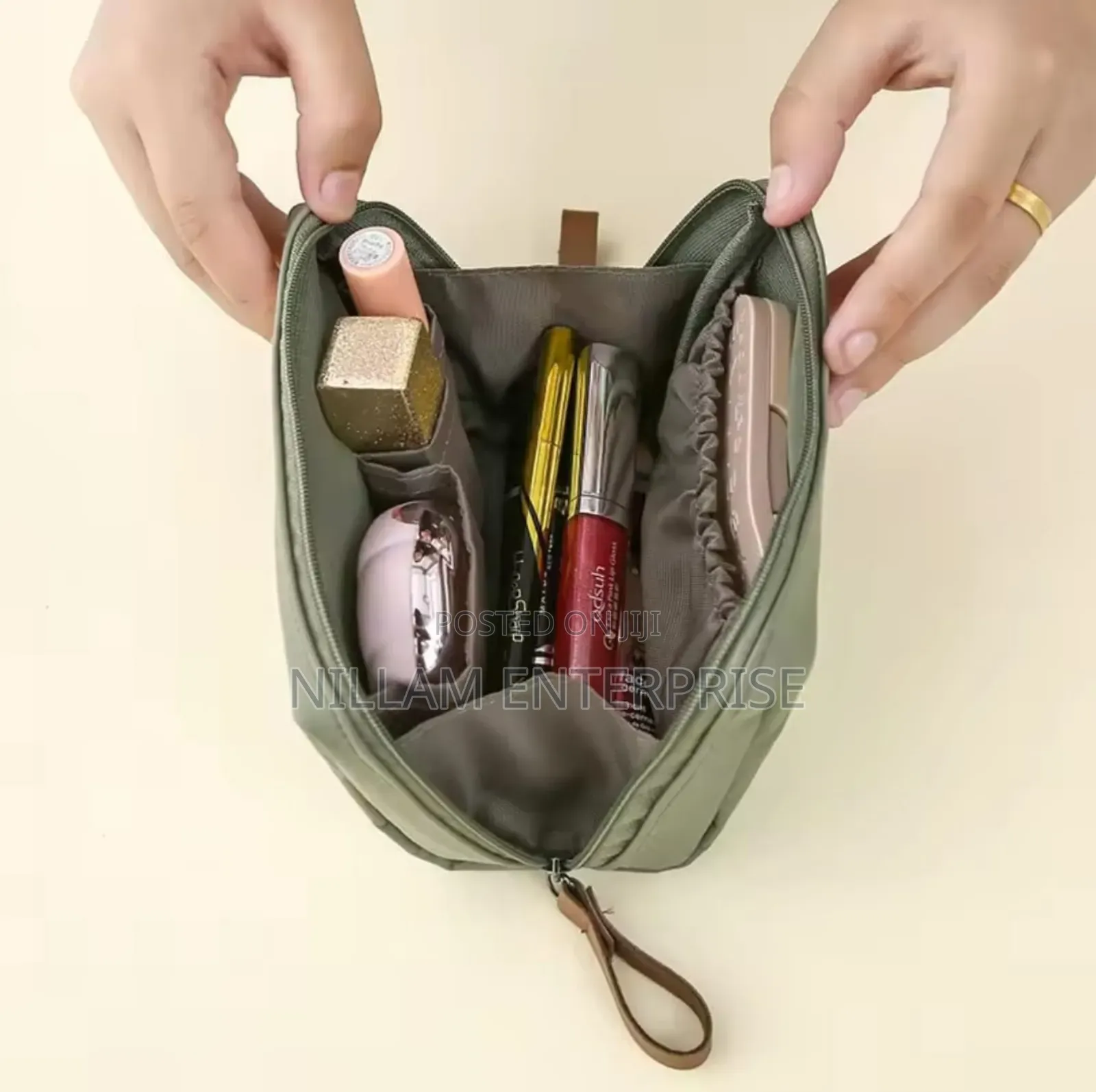 Small Mini Toiletry Portable Makeup Bag