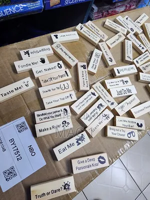 Adult Couple Jenga Blocks