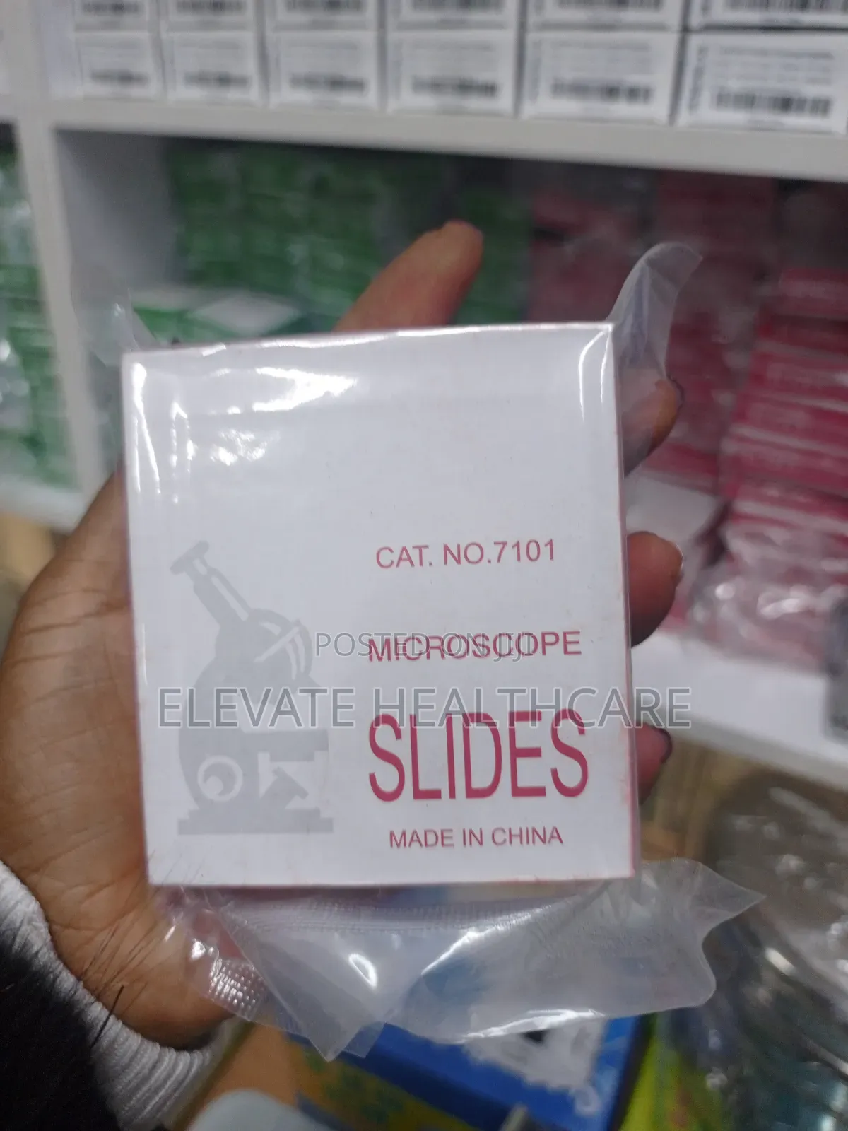 Red Microscope Slides 7101