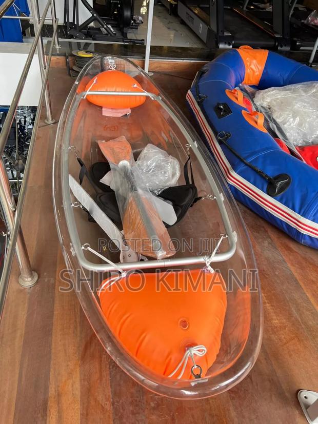 Clear Kayak - 4 Floaters for Safety