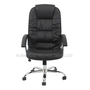 Office Chair:Leather Conference Room Boss Office Fixed Seat
