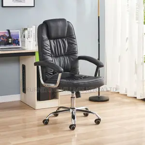 Office Chair:Leather Conference Room Boss Office Fixed Seat